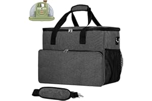 TXIYEAN Storage Bag Compatible with Bissell Carpet and Upholstery Cleaner 1400B/3353, Carrying Bag for Steam Cleaner, Steam Cleaner Organizer, Travel Carrying Case (Bag Only!)