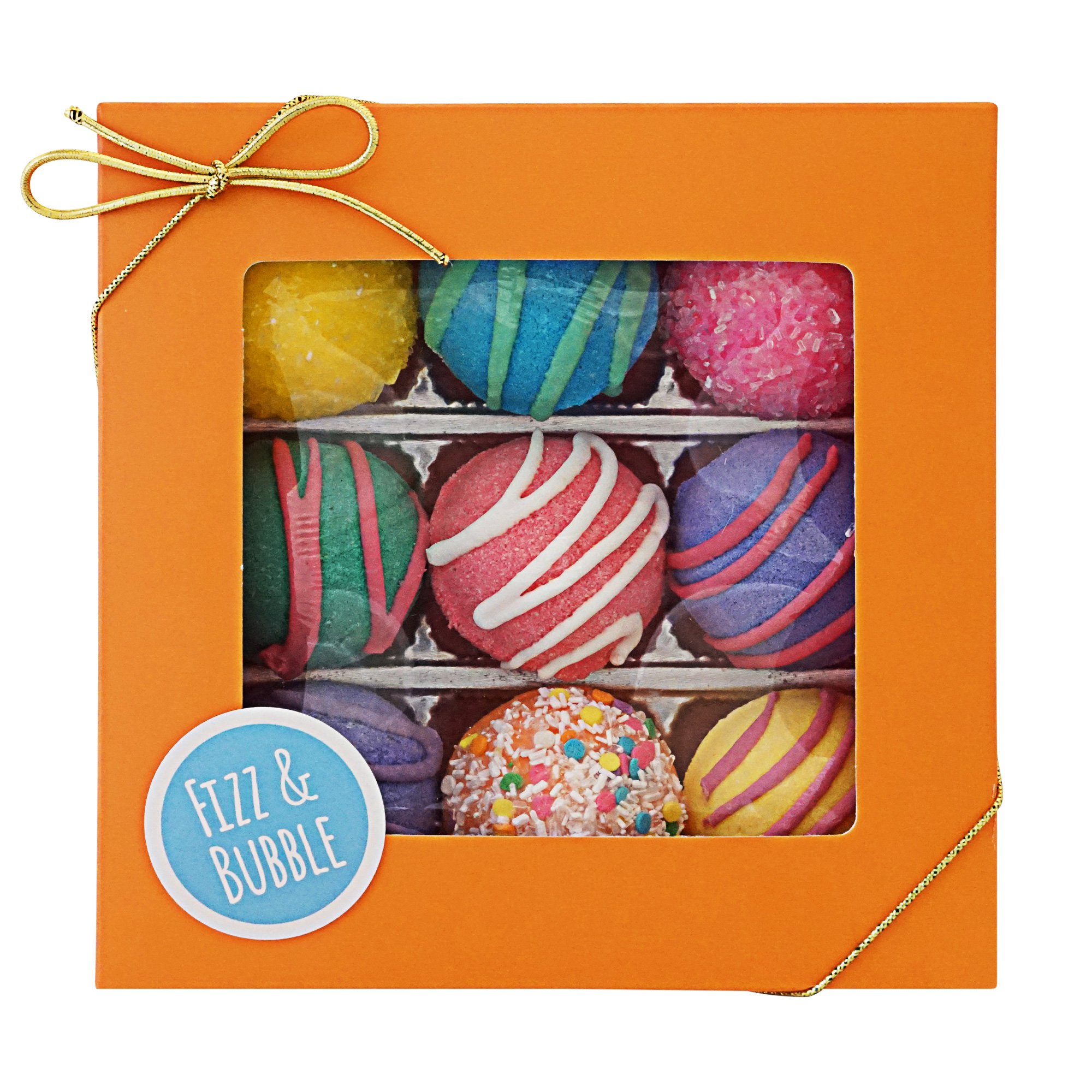 Bath Bomb Fizzy Truffles Fruit & Floral Box Assorted 9 Count