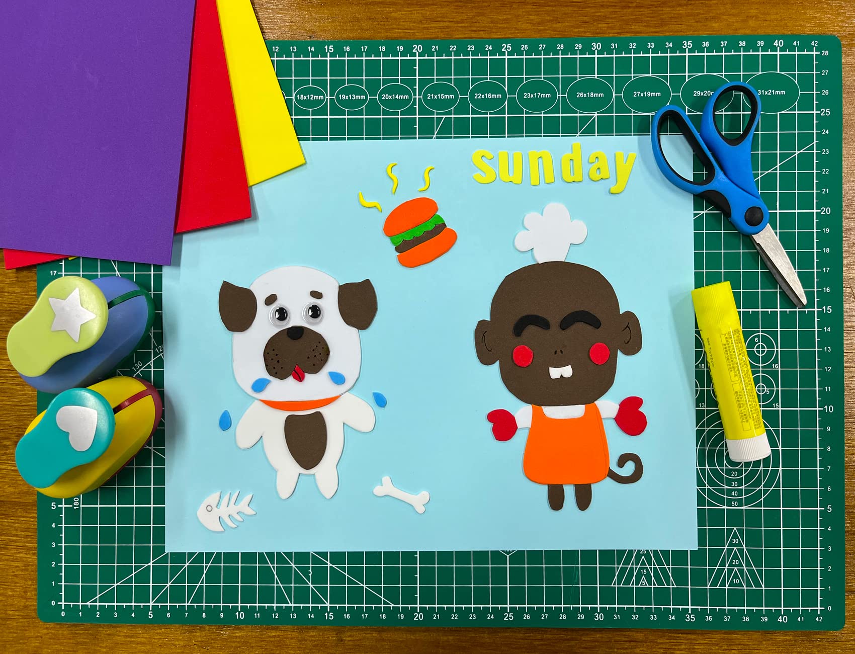 96pcs Foam Sheet Crafts 8.5X 5.5 in 12 Assorted Colors Eva Foam Paper Pieces for Kids Student Classroom Craft DIY Sewing