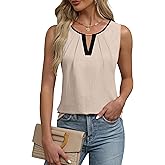 Blooming Jelly Womens Business Casual Tank Top Summer Sleeveless Outfits 2026 Spring Trendy Dressy Work Shirt