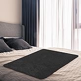 SmoothNovelty Couples Waterproof Mat Lover Reusable Stainproof Blanket Quiet Easy Use Towel Protector for Adult Multi Functional Bed Sheets Couple Messy Play Pleasure Comfort(Black,54 x 34 Inch)