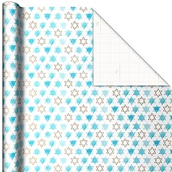 Hallmark Tree of Life Hanukkah Wrapping Paper with