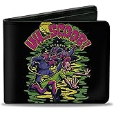 Buckle-Down Men's Bifold Wallet Scooby Doo, 4.0" x 3.5"