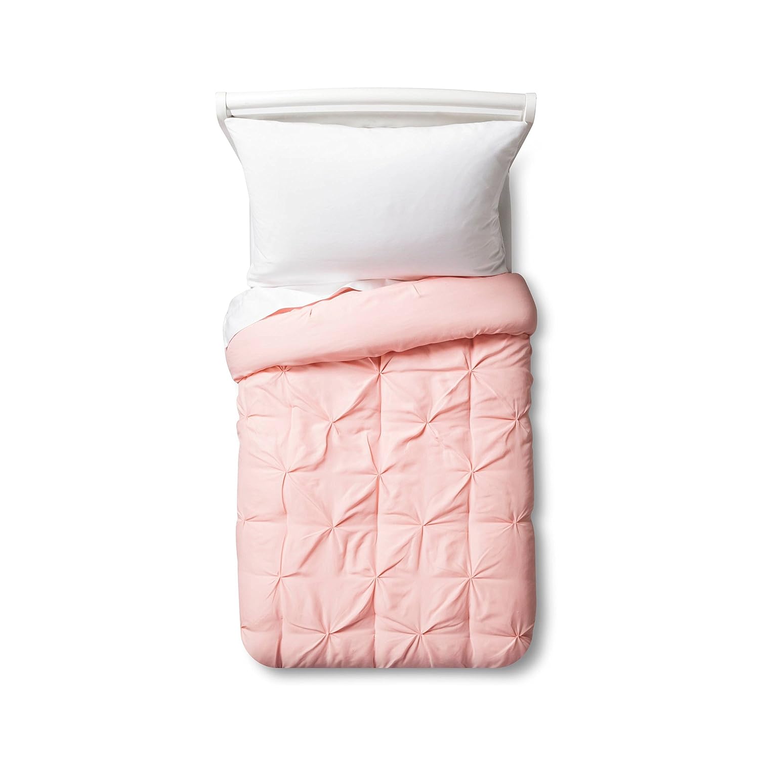 Pillowfort Pinch Pleat Comforter Toddler Light Pink