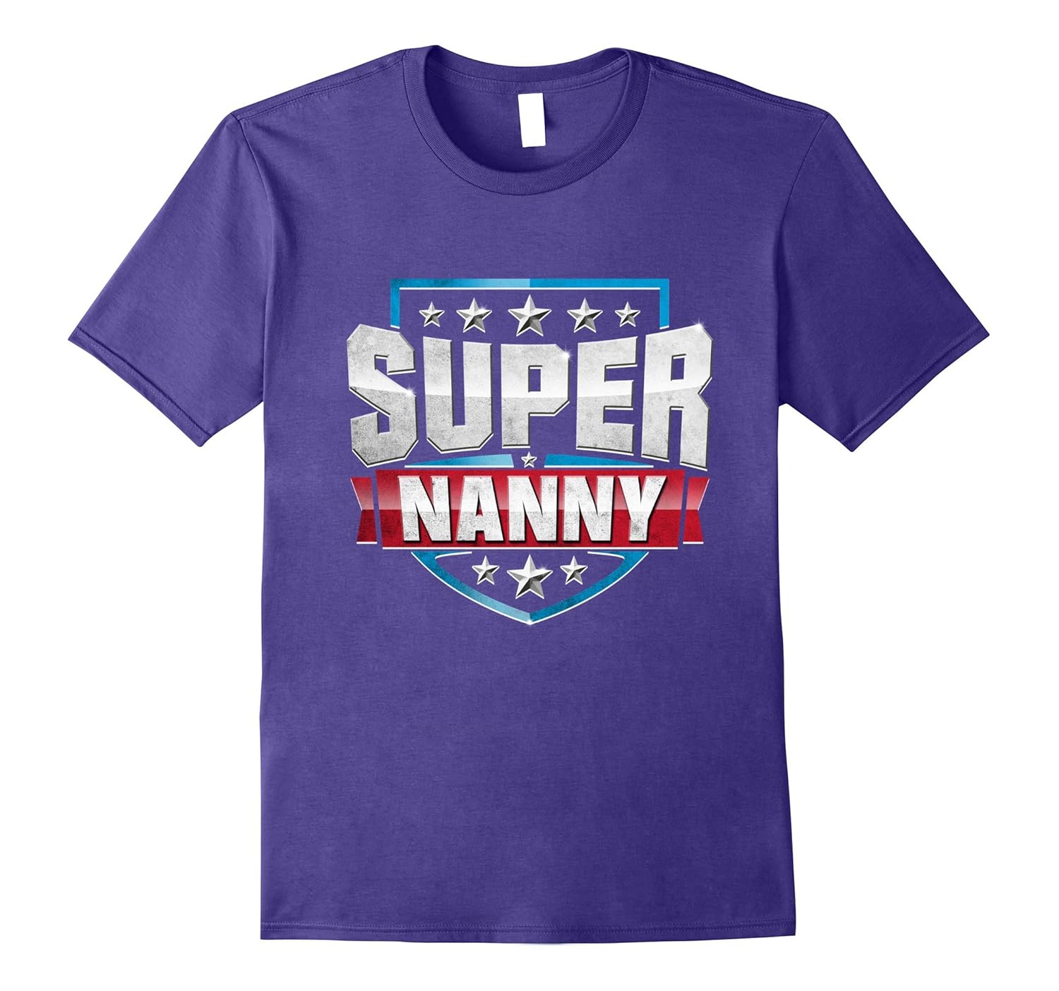 SUPER NANNY T-Shirt Funny Superhero Nanny Tee Shirt-ANZ