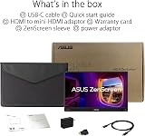 ASUS ZenScreen MB16AHV 15.6" FHD IPS Portable Monitor HDMI USB-C Anti-Glare view 7