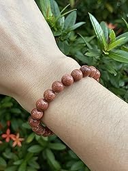 Red Goldstone Crystal Bead Bracelet 8mm, Wholesale