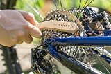 Peaty's Angled Drivetrain Cleaning Brush with Beech Wood Handle view 4