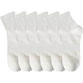 MAGIARTE Womens Mini Crew Ankle Socks Athletic Casual Cotton Socks for Women
