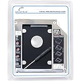 Storite Hard Drive SATA 2nd HDD Caddy Tray for Unibody 9.5mm Laptop CD/DVD-ROM Drive Slot (Replacement Only for SSD and HDD)
