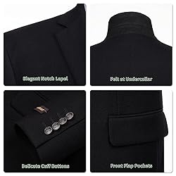P&L Men's Blazer Premium Stretch Classic Fit Sport