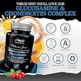 Nu U Nutrition Glucosamine Chondroitin High Strength 180 Caps UK Made view 6