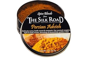 THE SILK ROAD A GLOBAL TASTING EXPERIENCE Persian Advieh Spice Blend from The Silk Road Restaurant & Market (2oz), No Salt | All Natural Persian Spice Seasoning | Vegan | Gluten Free Ingredients | NON-GMO | No Preservatives