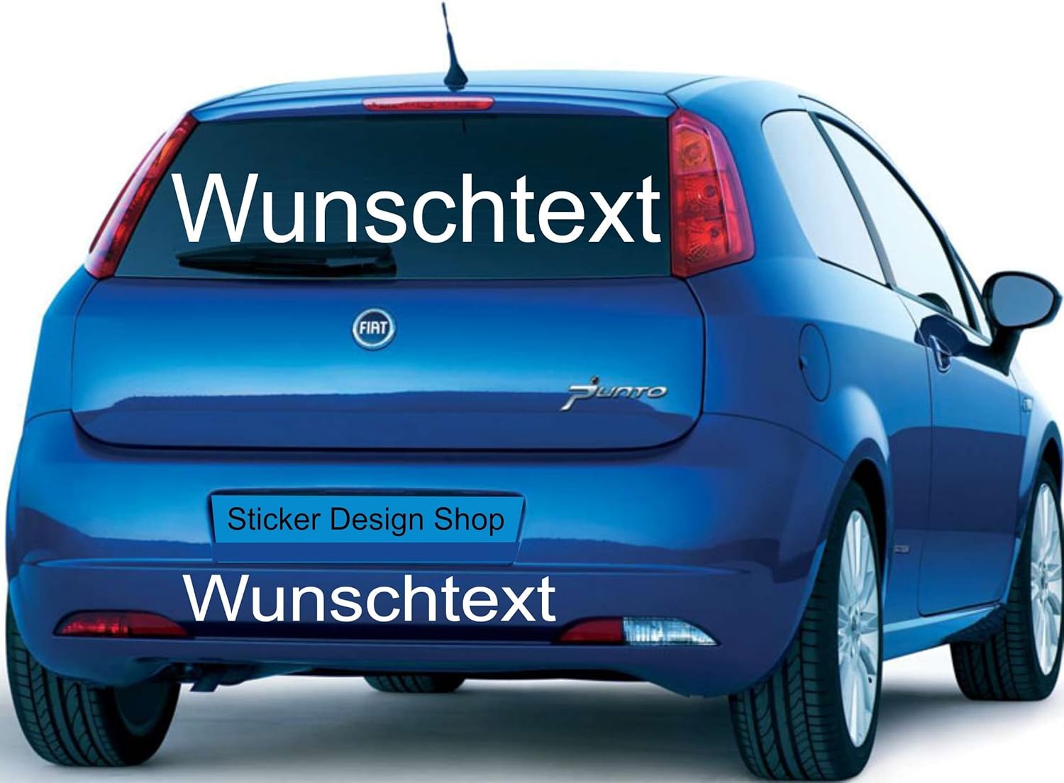 Sticker Design Shop 70 cm 1 bis 5 zeilig Wunschtext Domain Namen Wunsch Aufkleber
