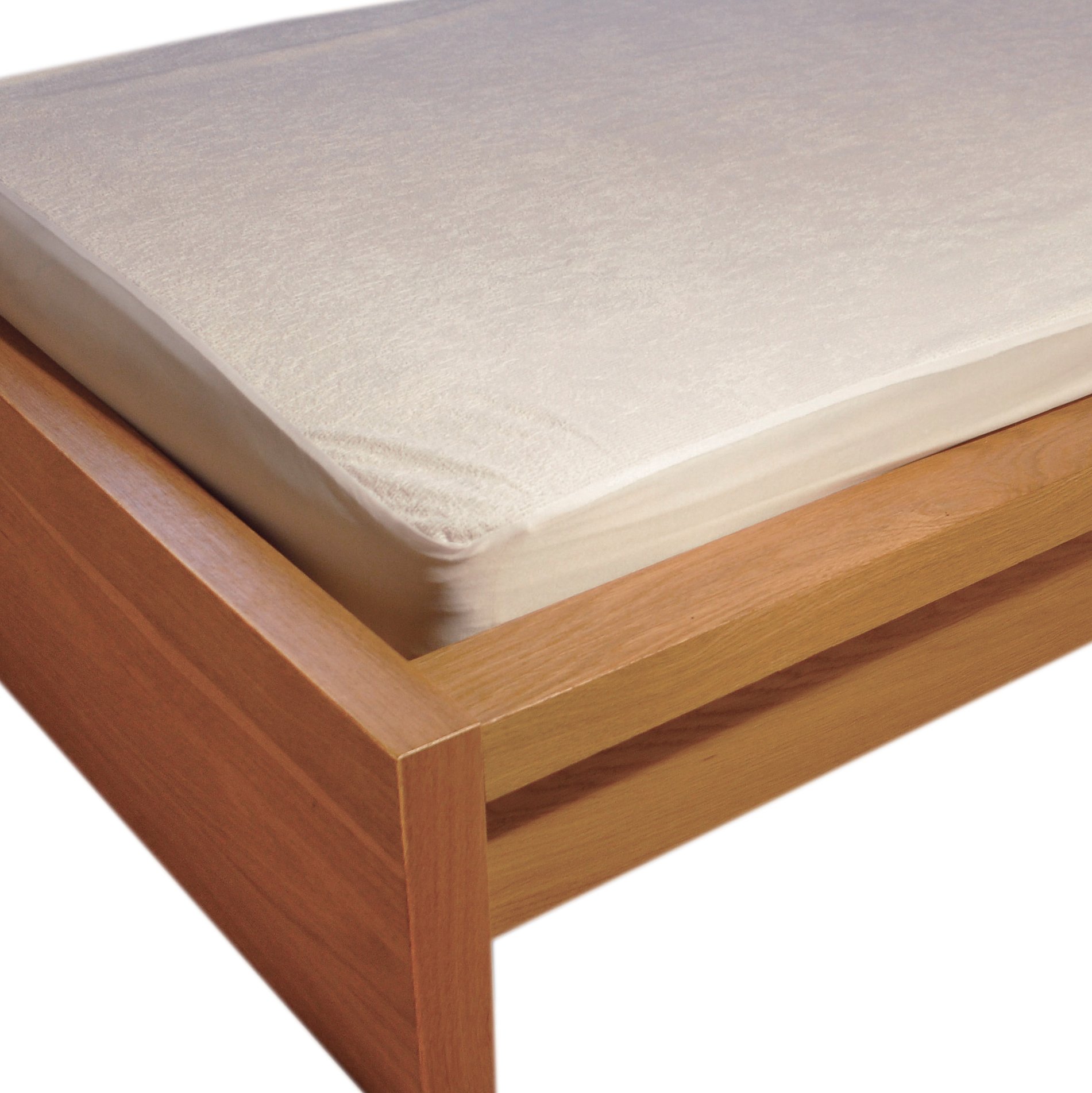 Aidapt Washable Rustle Free Double Bed Sheet Mattress Protector For Incontinence and Leak Protection With Absorbent Non Sweat Comfortable Terry Cotton Upper Layer and Waterproof Non Slip Backing.