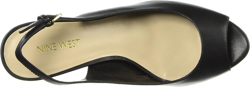 nine west gabrielle slingback platform pumps