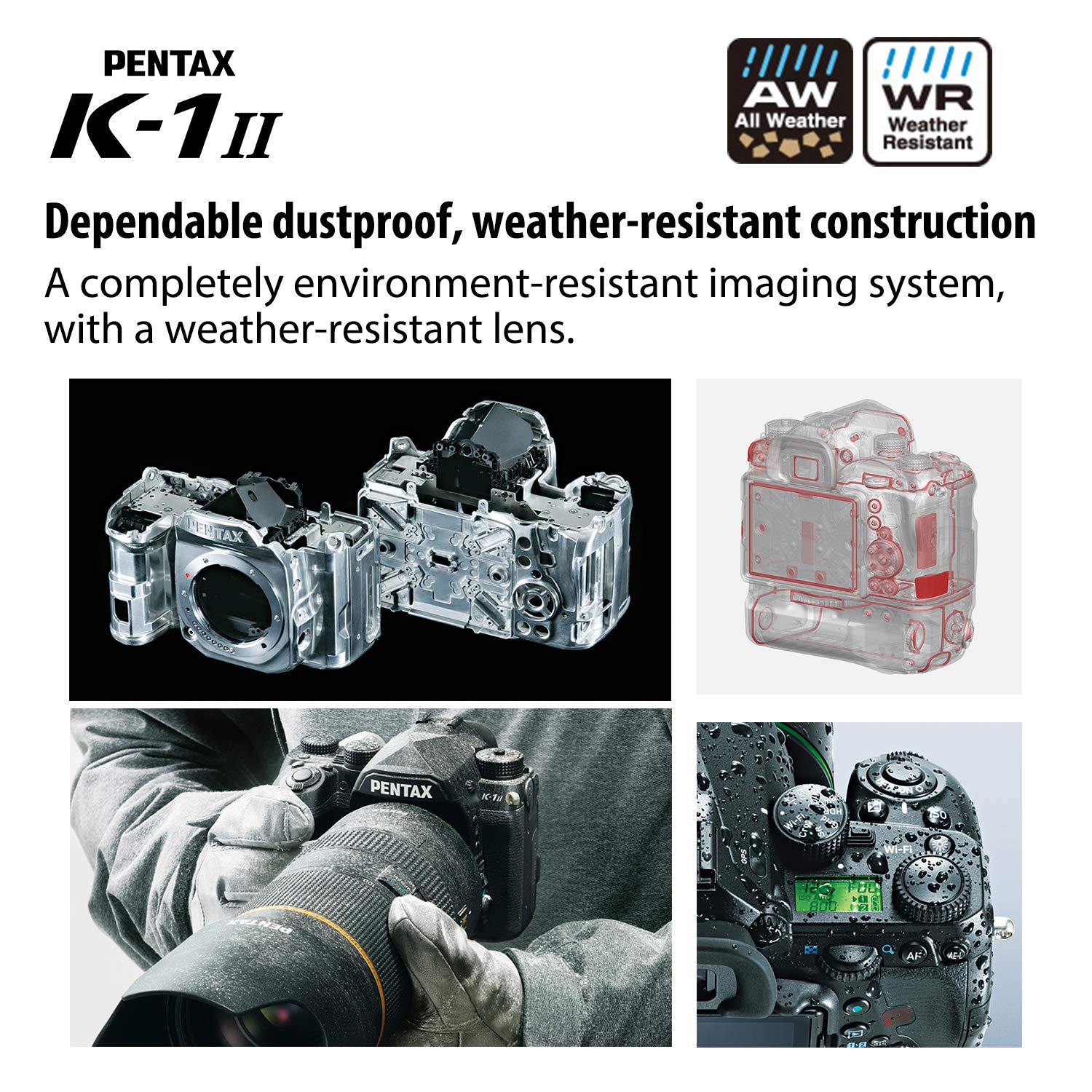 Cámara digital SLR PENTAX K-1 Mark II: Cámara digital full frame ...