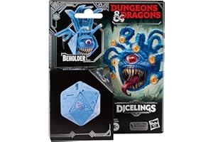 Dungeons & Dragons Dicelings Blue Beholder Collectible D&D Monster Dice Transforming Giant d20 Action Figures Role Playing Di