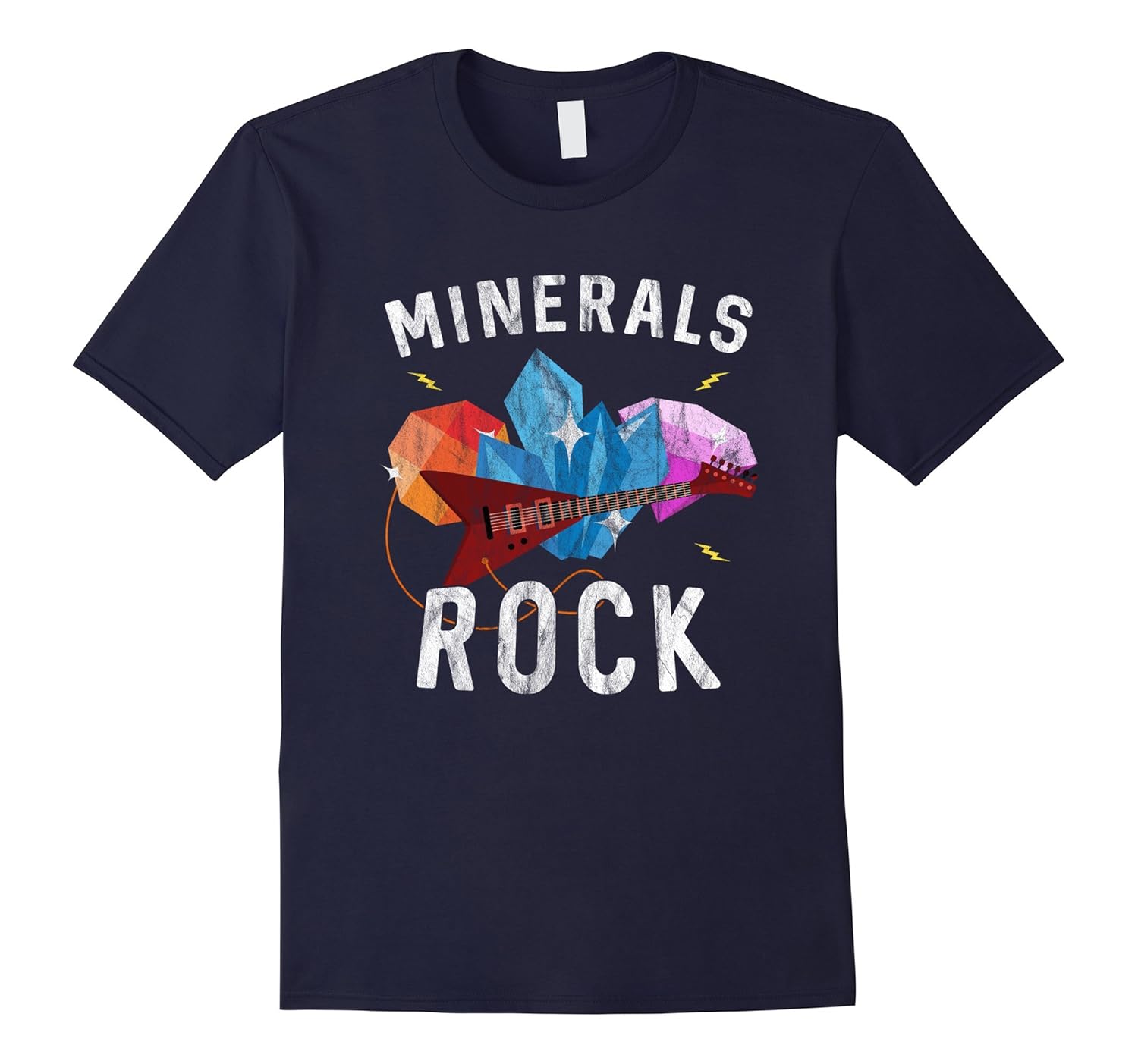 Minerals Rock Shirt : Geology Geologist Crystal Geode Stuff-Rose