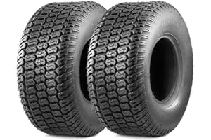 MaxAuto 18X7.50-8 18x7.5x8 Turf Saver Lawn Mower Tire 4PR, Set of 2