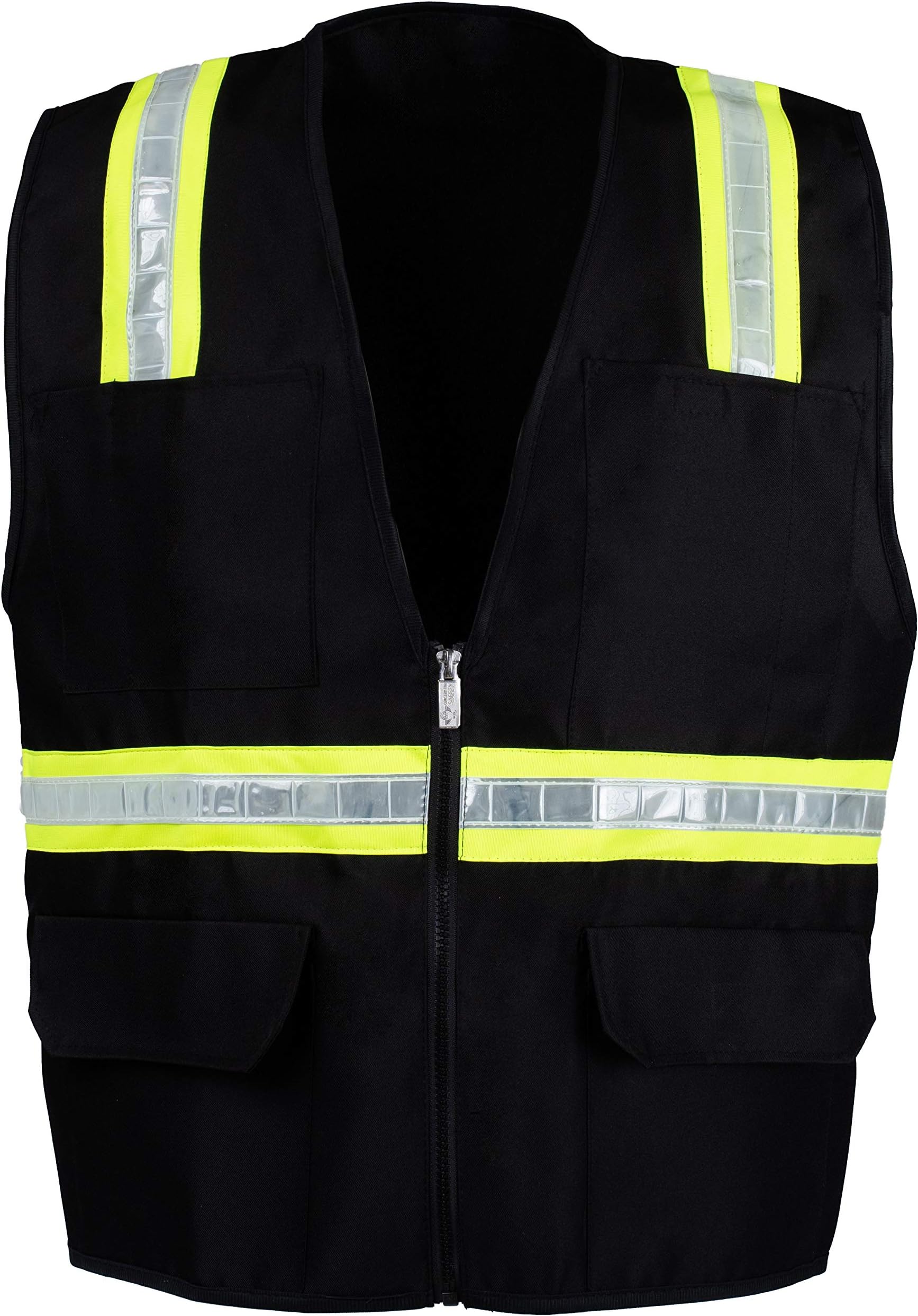 SAFETY DEPOT 8038A-BK BLACK SAFETY VEST