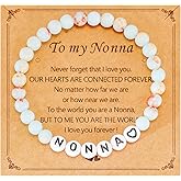 Kivosliviz Nonna Gifts for Birthday Women Grandma from Grandkids Nonnas Jewelry Best Nonna Bracelet