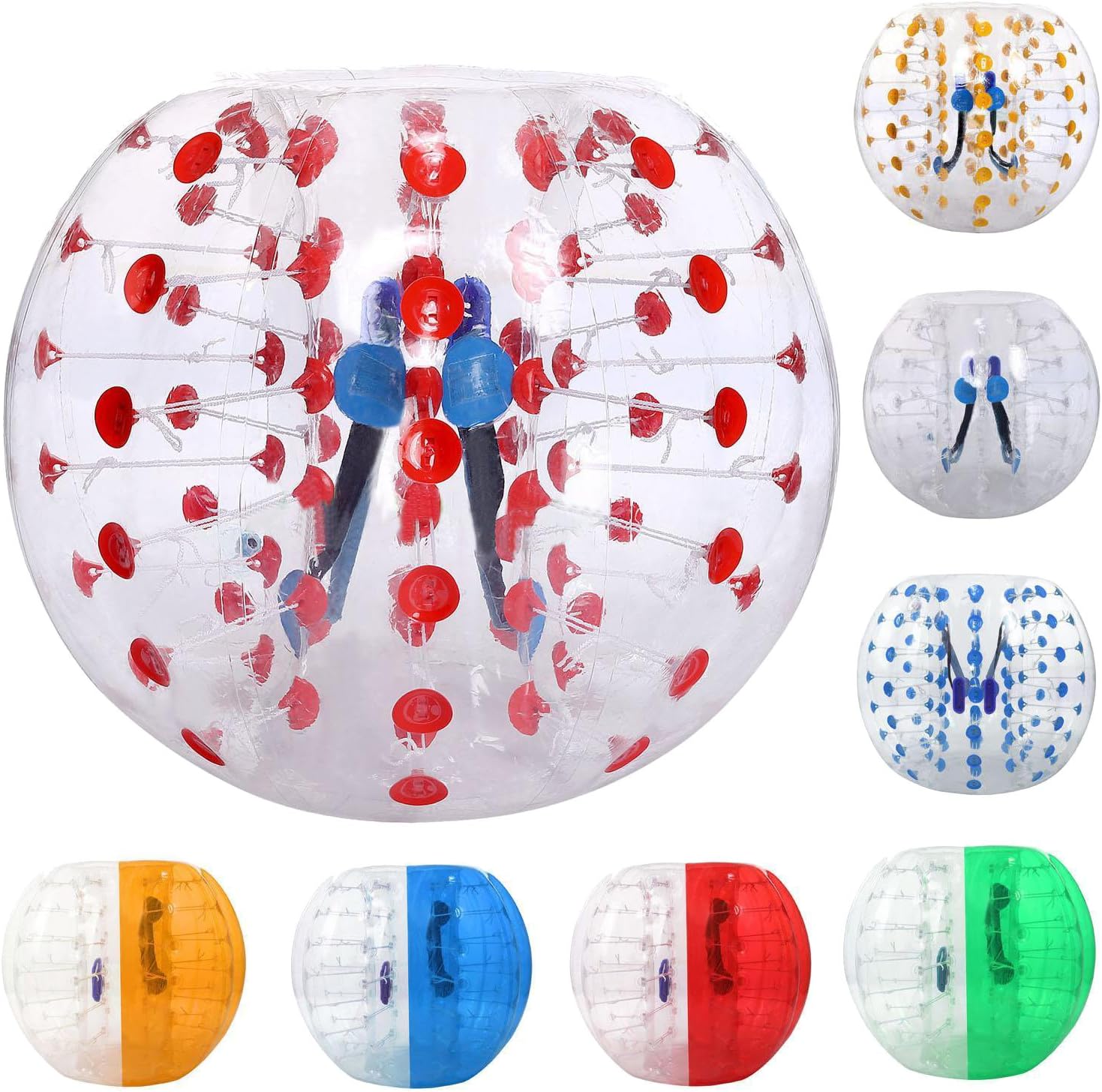 Lonlier Giant Bubble Soccer Ball, Inflatable Bumper Balls, Dia 1.5M (5 ft) Human Hamster Ball for Adults and Teenagers (UK STOCK)