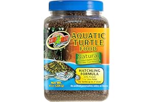Zoo Med Natural Aquatic Turtle Food, Hatchling Formula, 8-Ounce