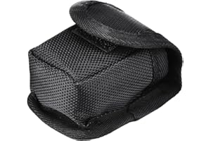 HEEPDD Finger Pulse Oximeter Storage Bag, Nylon Protective Case for Portable Finger Oxygen Monitor with Belt Hook, Ideal for 