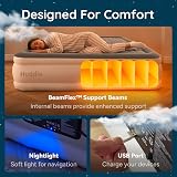 Huddle Never Deflate Luxury Single Air Bed with Built-in Pump Nightlight USB view 6