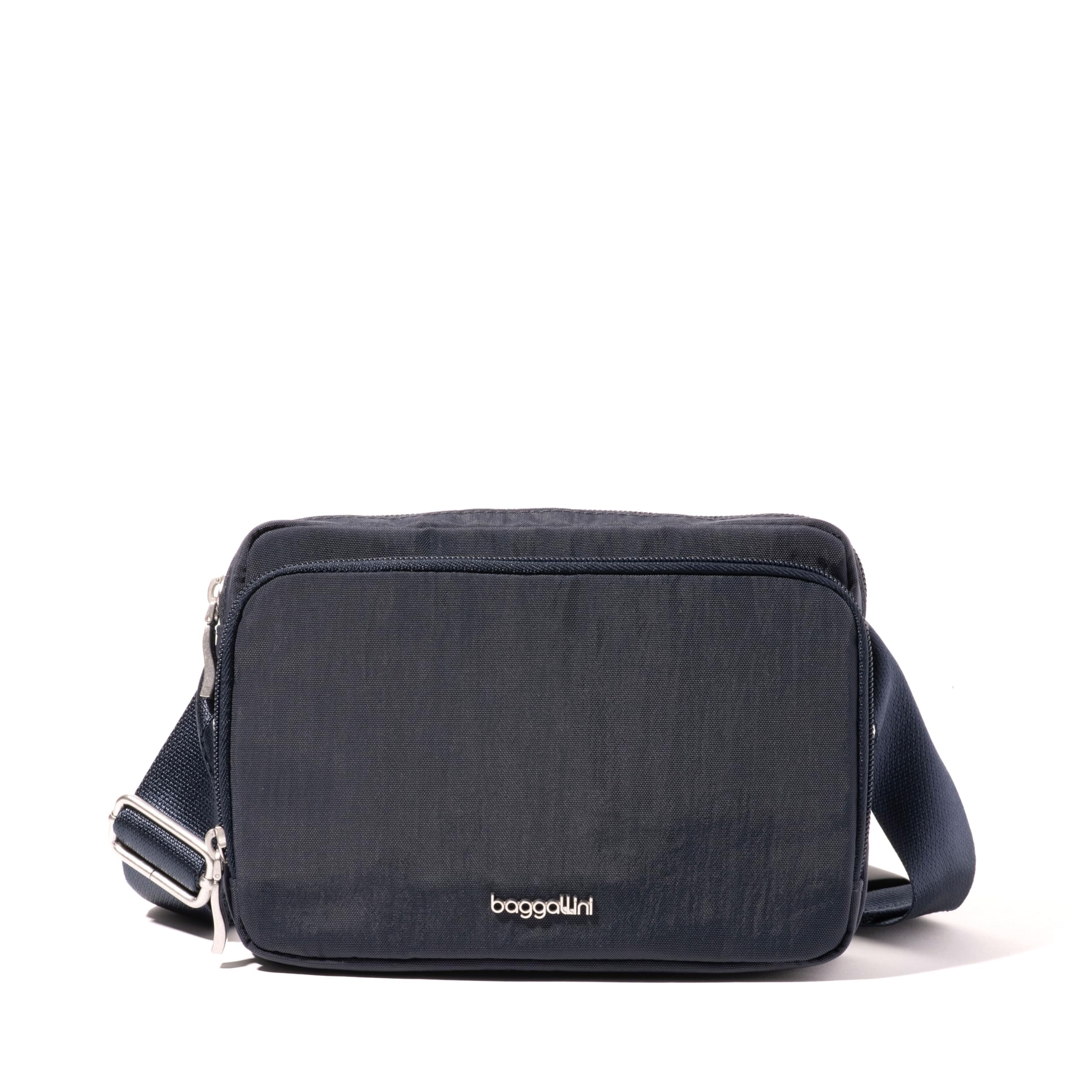 Baggallini Modern Belt Bag 5×8 Inch – Small Crossbody Bag for Women Travel Fanny Pack – RFID Card Holder, Water-resistant