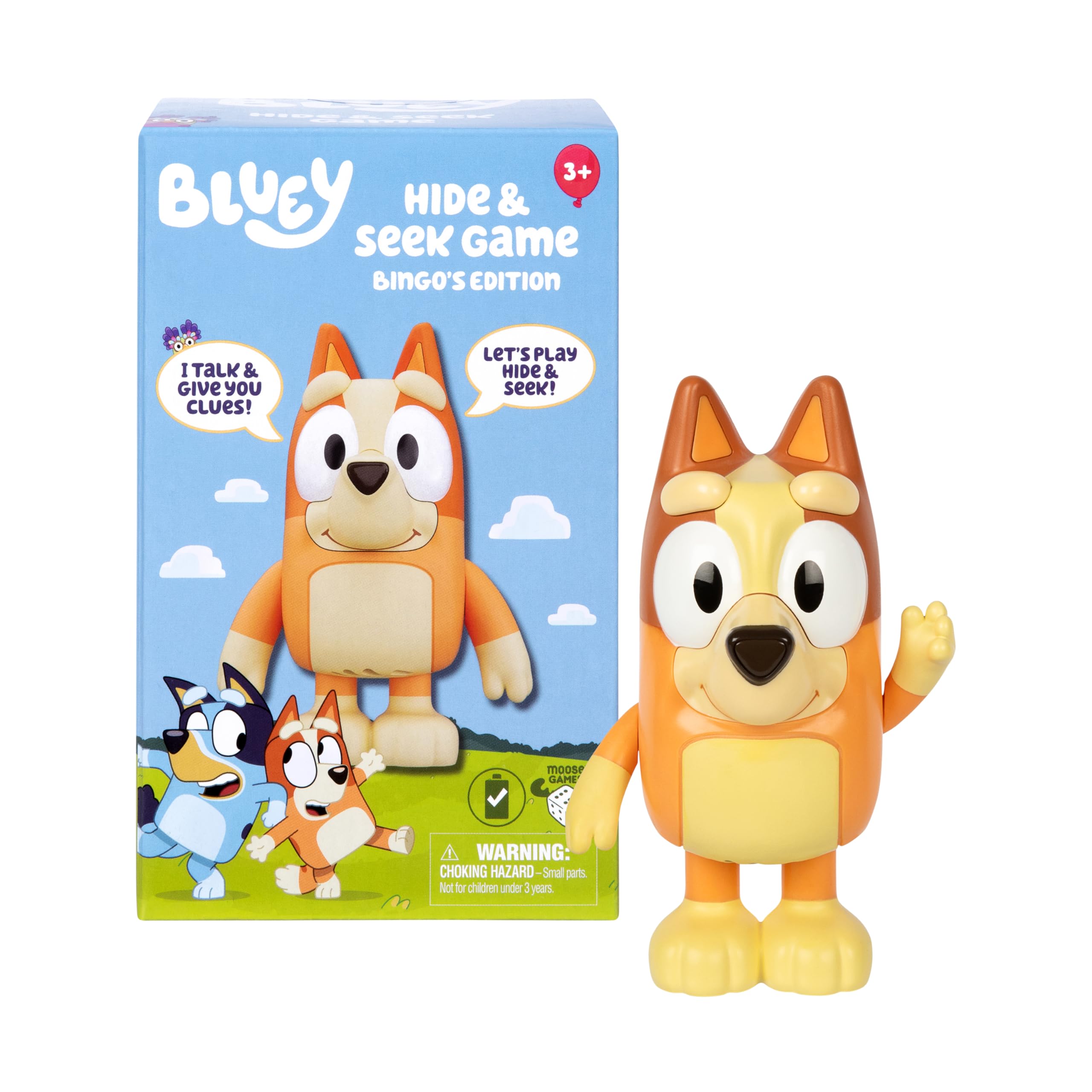 Bluey Game Hide and Seek Electronic Bingo