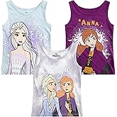 Disney Frozen Girls 3 Pack Tank Tops for Toddlers to Big Kids