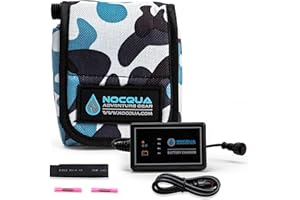 NOCQUA Pro Power Water-Resistant Battery & Charger Kit - Compatible with GPS, Depth & Fish Finders, & Most 12 Volt Electronic