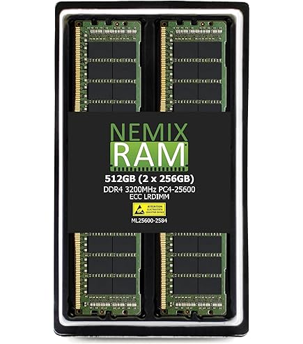NEMIX RAM 128GB (2X64GB) DDR4 2666MHZ PC4-21300 4Rx4 1.2V
