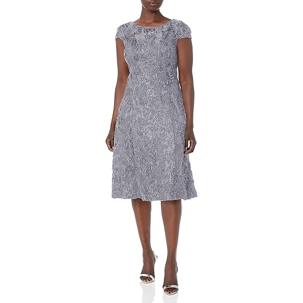 Amazon.com: Dress the Population Women's Nadine Metallic, Midi, Fit and  Flare, Square Neck Dress, Black-Silver, XX-Small : Clothing, Shoes & Jewelry