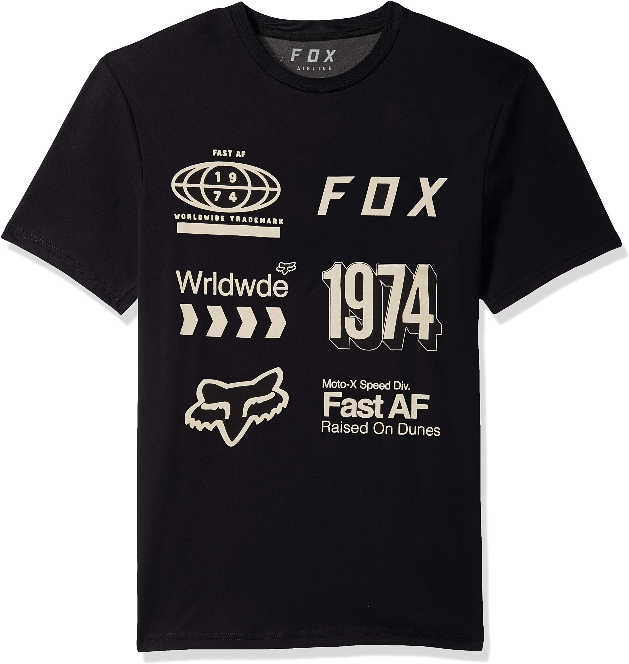 Fox Head Men's Cresent Short Sleeve Airline Tech Tee T-Shirt