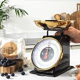 Salter Timeless Mechanical Kitchen Scale 5 kg/11 lb with 1 Litre Bowl view 7