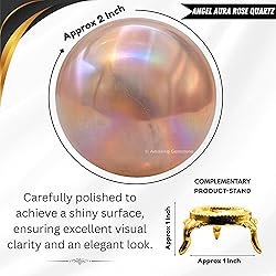 Amazing Gemstone Angel Aura Rose Quartz Crystal