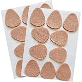 20 pcs Felt Metatarsal Pads for Women and Men, Adhesive Forefoot Pads Forefoot Cushion, Ball of Foot Cushion Foot Pads for So