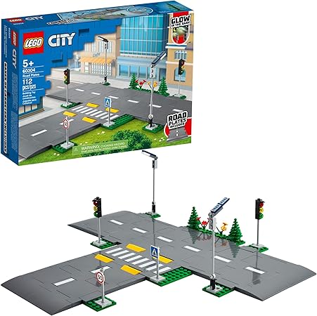 Amazon.com: LEGO City Road Plates 60304 