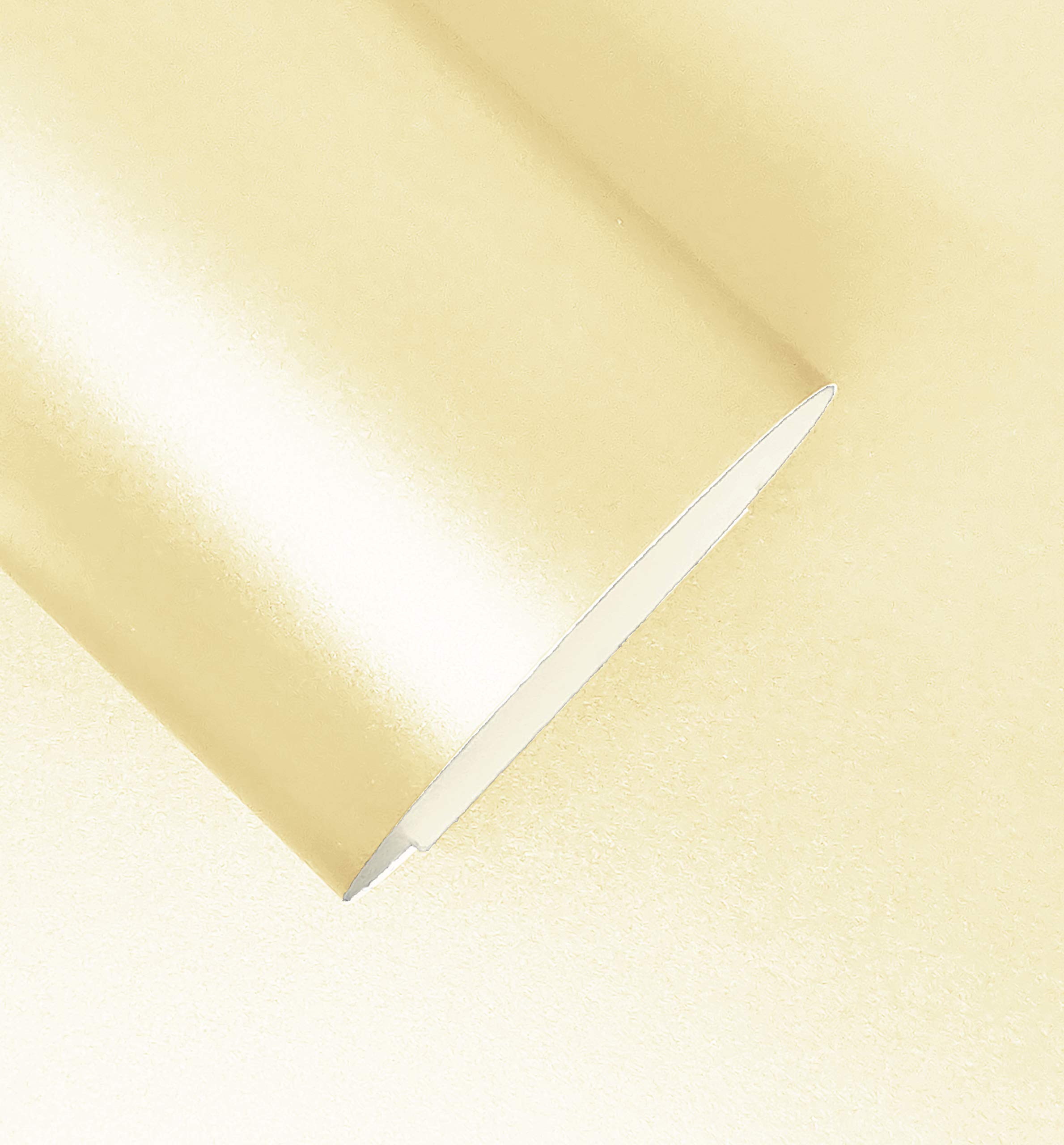 COSMOSPearl A4 Single Sided Pearlescent Craft Card 300 GSM Pack of 10 Pearlised Sheets (Buttercream)