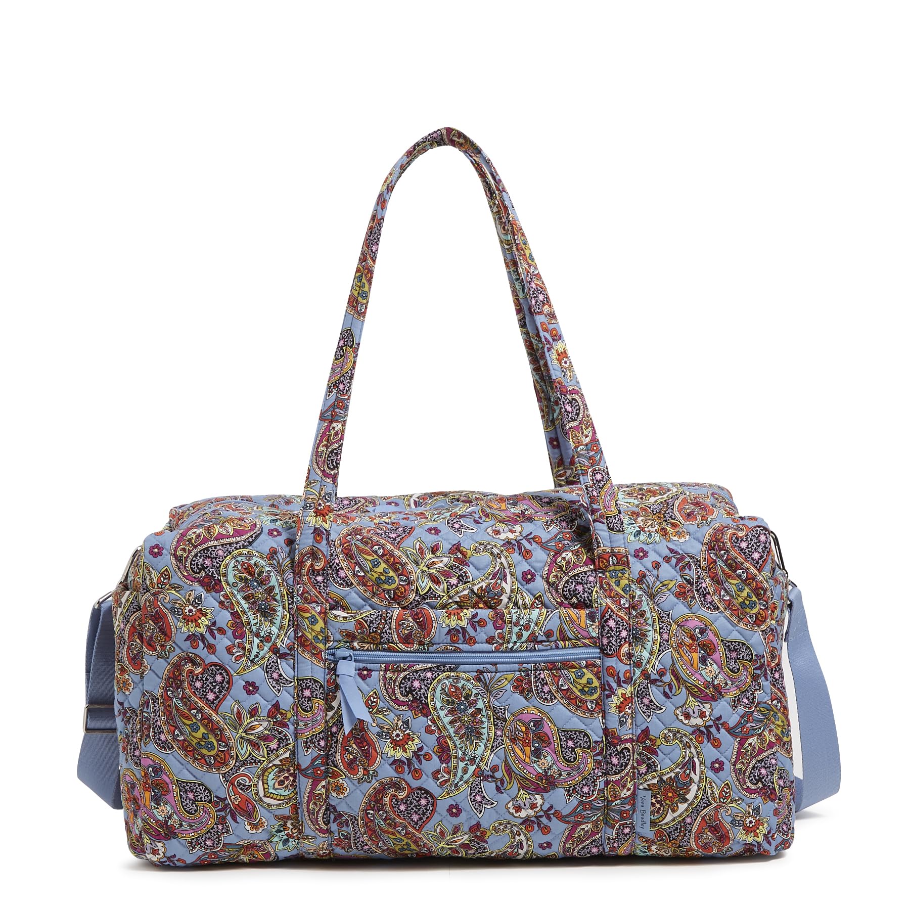 Vera Bradley Women’s Cotton Large Travel Duffel Bag, Provence Paisley, One Size