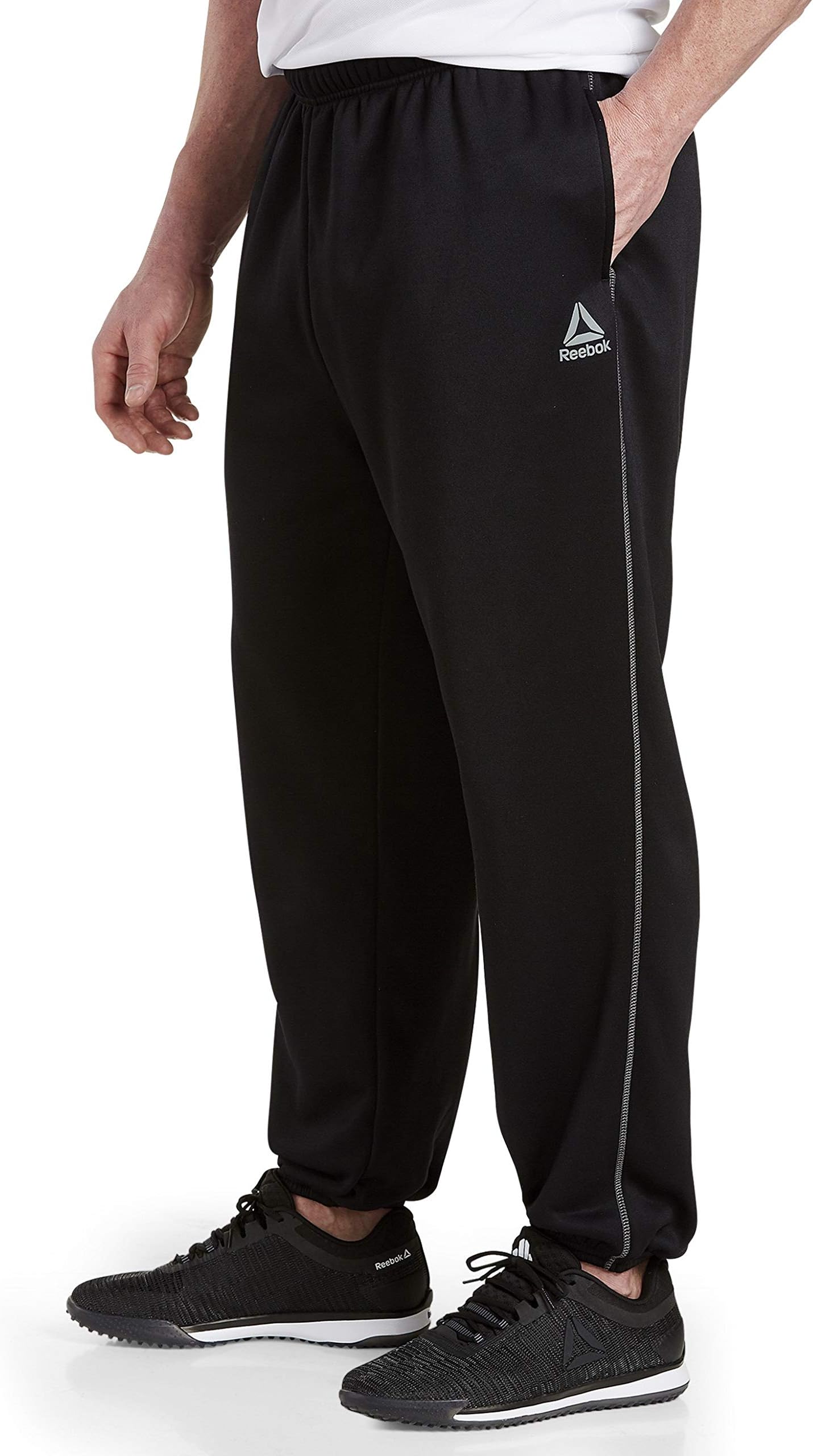 Big and Tall PlayDry Fleece Pants Black