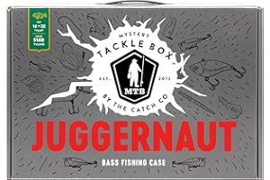 Catch Co Mystery Tackle Box Elite Freshwater Largemouth and Smallmouth Bass Lures Fishing Kit