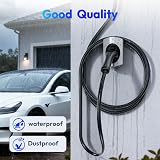 Tera EV Charger Holder Type 2 Heavy Duty Wall Mount White view 4