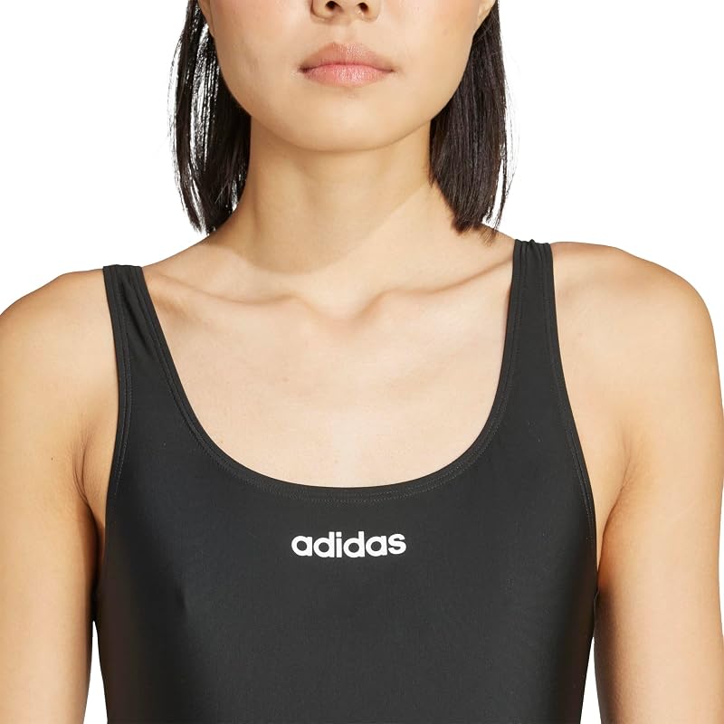 Femme U-Back Swimsuit Swimwear, Black/White, 40 — photo 5 sur 8