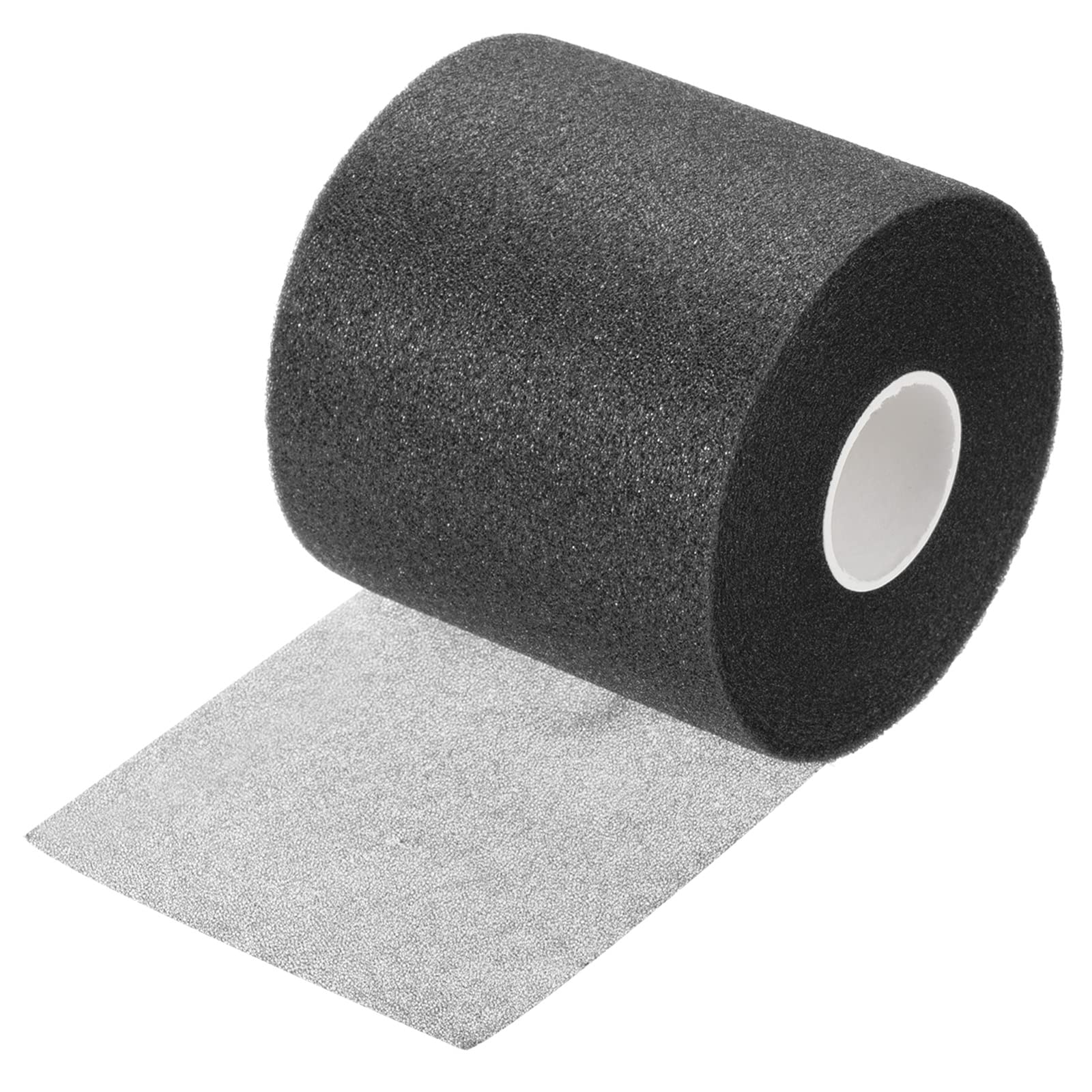 PATIKIL 30 Yard x 2.8 Inch Badminton Grip Cushion Wrap, PE Tennis Racket Grip Tape Backing Film Handle Anti Skid Cushion Accessories, Black