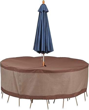 patio table and chairs cover with umbrella hole