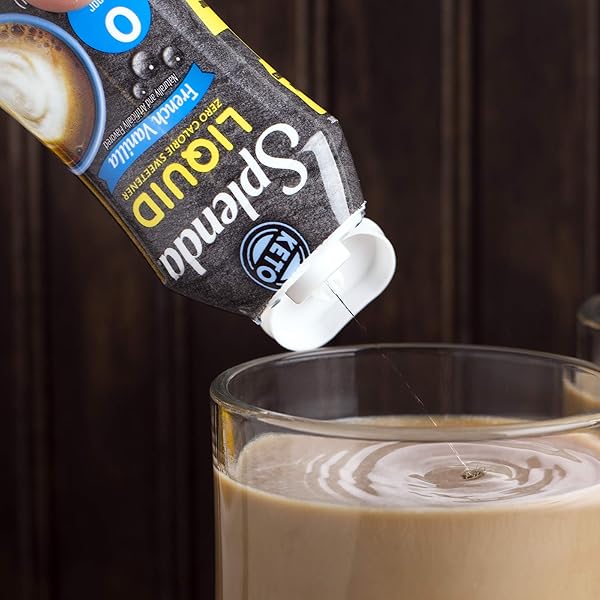 SPLENDA LIQUID ZERO CALORIE LIQUID SWEETENER, ORIGINAL FRENCH VANILLA, 1.68 FL OZ